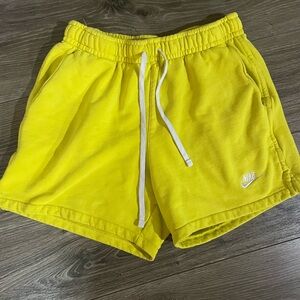 Nike Yellow Men's Shorts